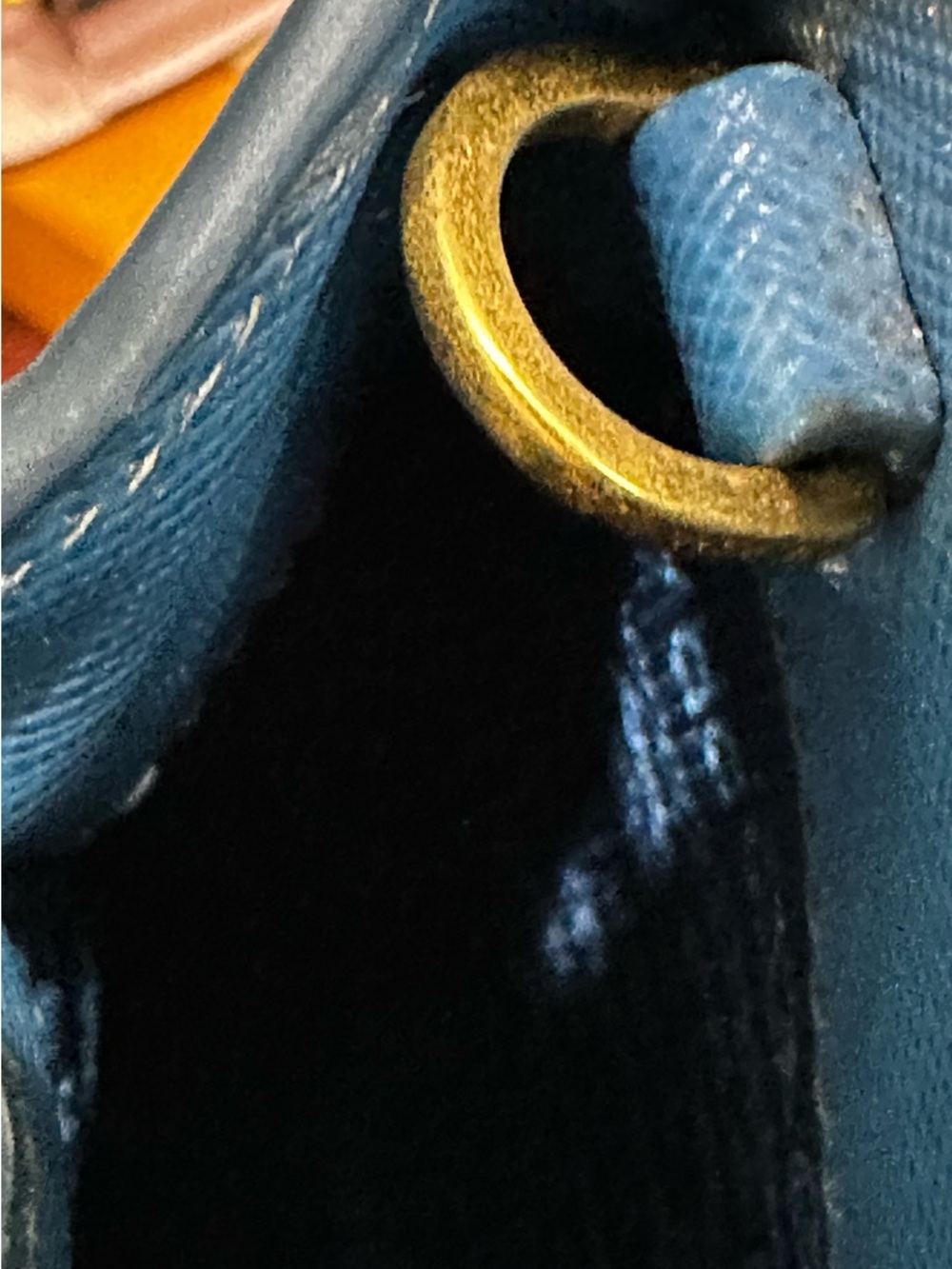 Prada Cobalto Saffiano Lux Galleria Double Zip Tote (C5) - Picture 9 of 17